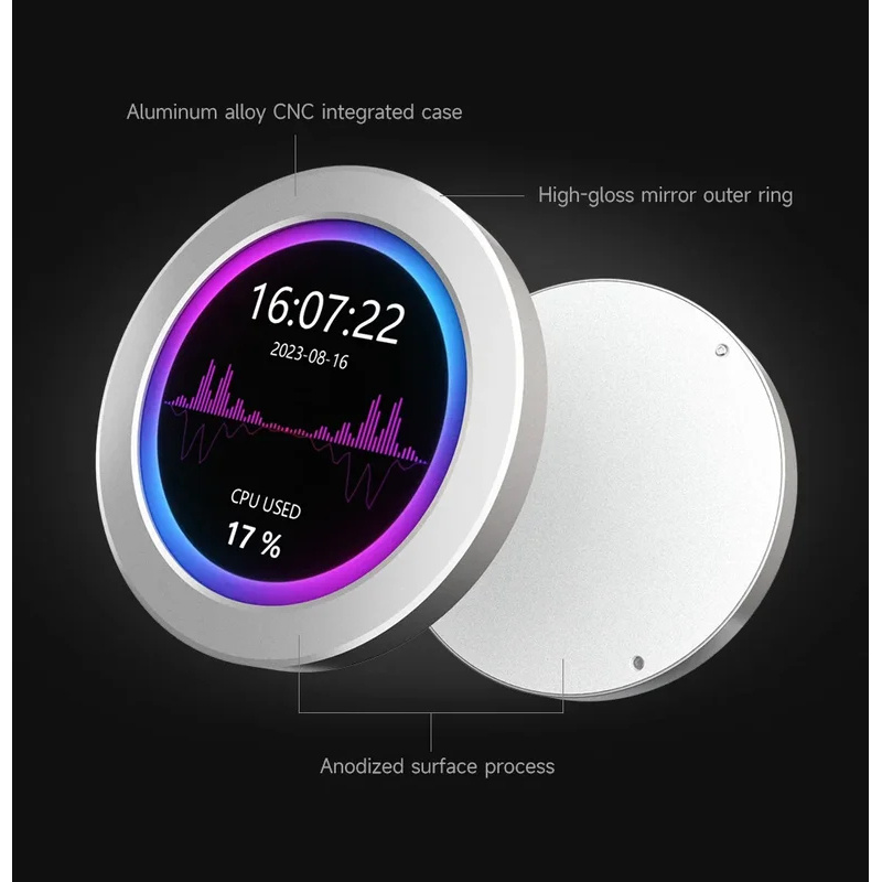 Aio Cooler Lcd Display Screen - USB-монитор 2.1 / 2.8 / 3.4