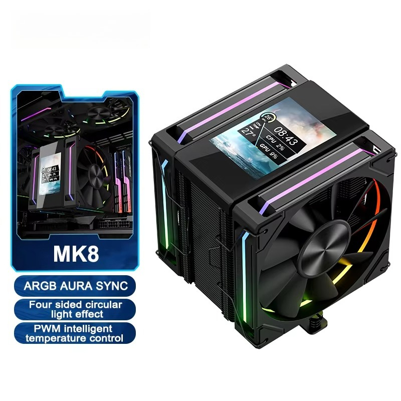 Cpu Air Cooler Dual Tower 6 Heatpipe - Кулер для процессора Power Train X-GAMERX