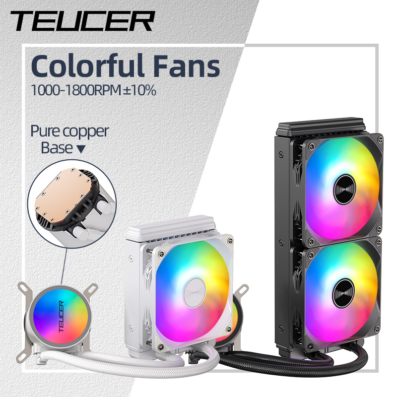 Cpu Water Cooler 240Mm Rgb - Водяной охладитель процессора Teucer 120/240 мм,