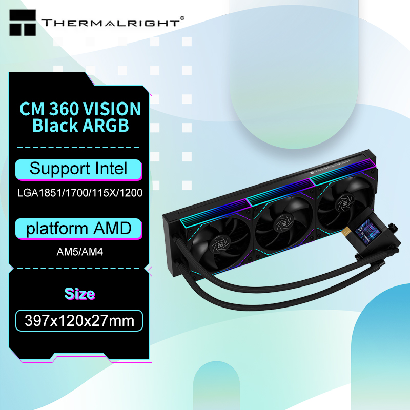 Liquid Cooling Radiator 360 - Thermalright CORE MATRIX VISION ARGB Универсальный