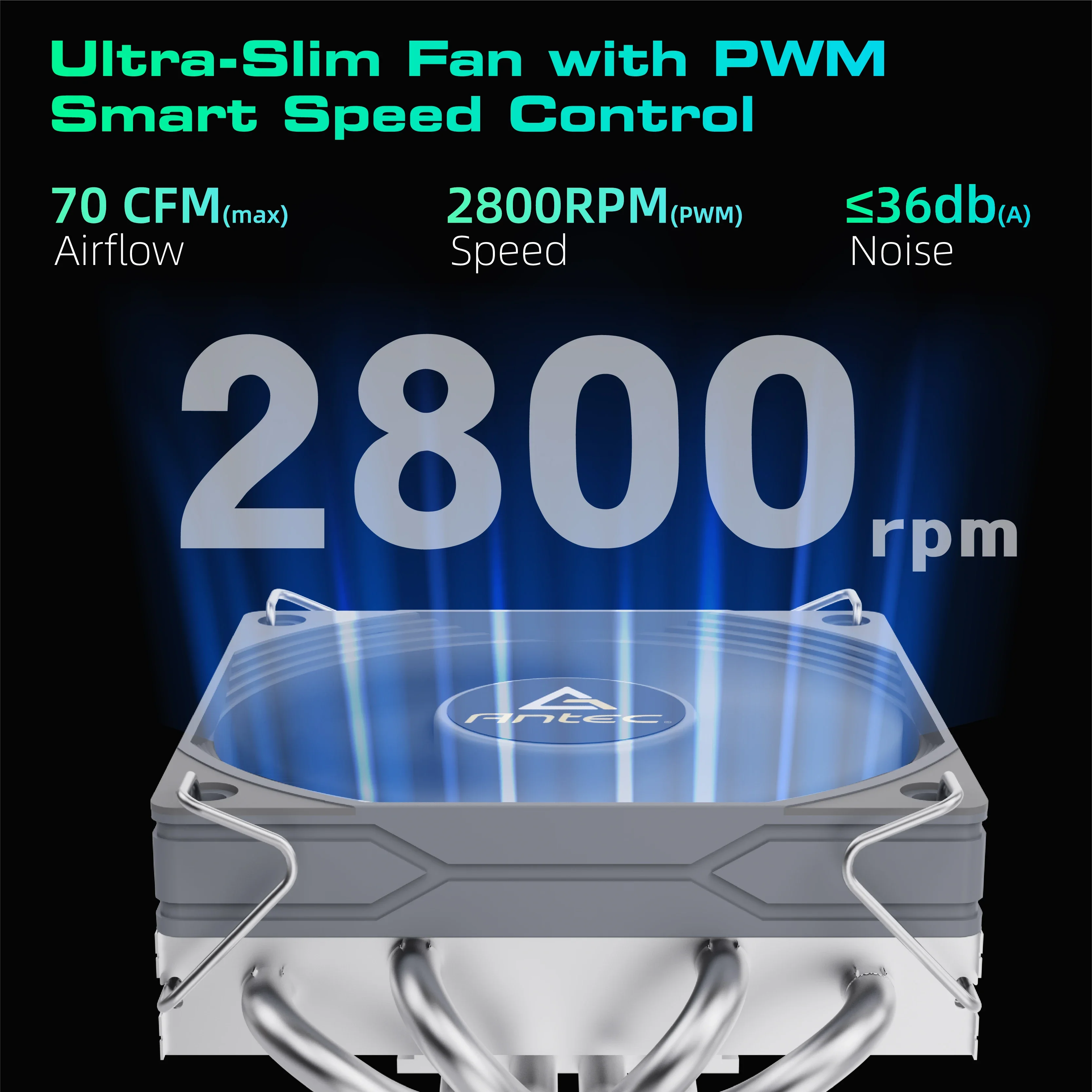 Cpu Cooler Low Profile Itx - Низкопрофильный вентилятор Antec ITX 92 мм