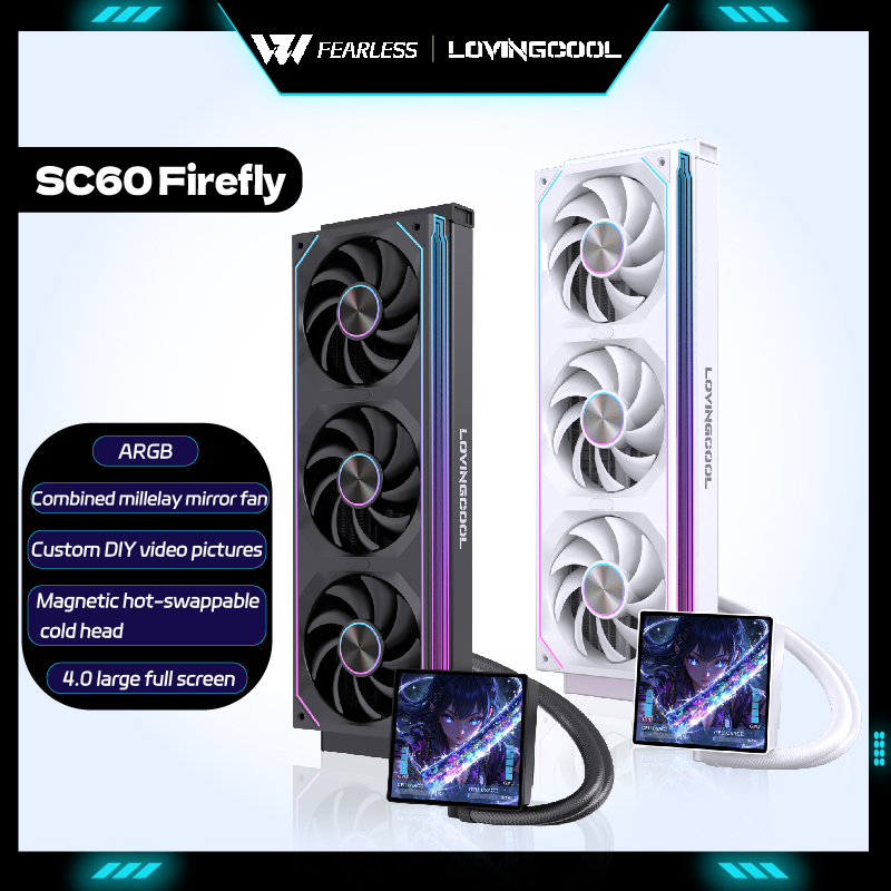Liquid Cooling Radiator 360 - LOVINGCOO SC60 Firefly 360: Жидкостное охлаждение