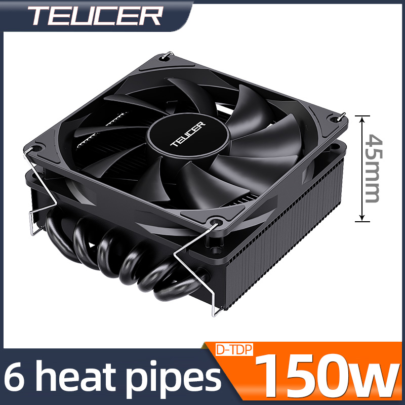 Cpu Cooler Low Profile Itx - Кулер для ЦП Teucer, 6 тепловых