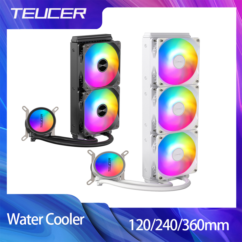 Cpu Water Cooler 240Mm Rgb - Водяной охладитель процессора TEUCER RGB 120/240/360