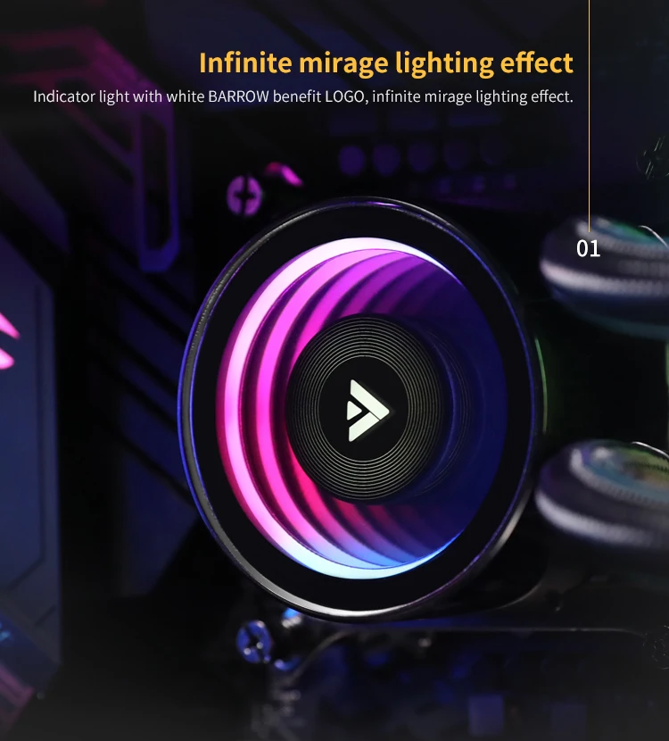 Корпус ПК Barrow Комплект водя – обзор и цена Cpu Water Cooler 240Mm Rgb