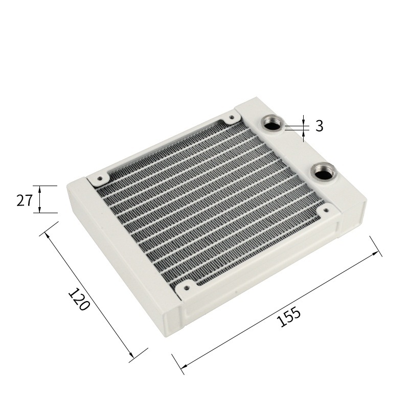 Белый радиатор для водяного ох – обзор и цена Liquid Cooling Radiator 360