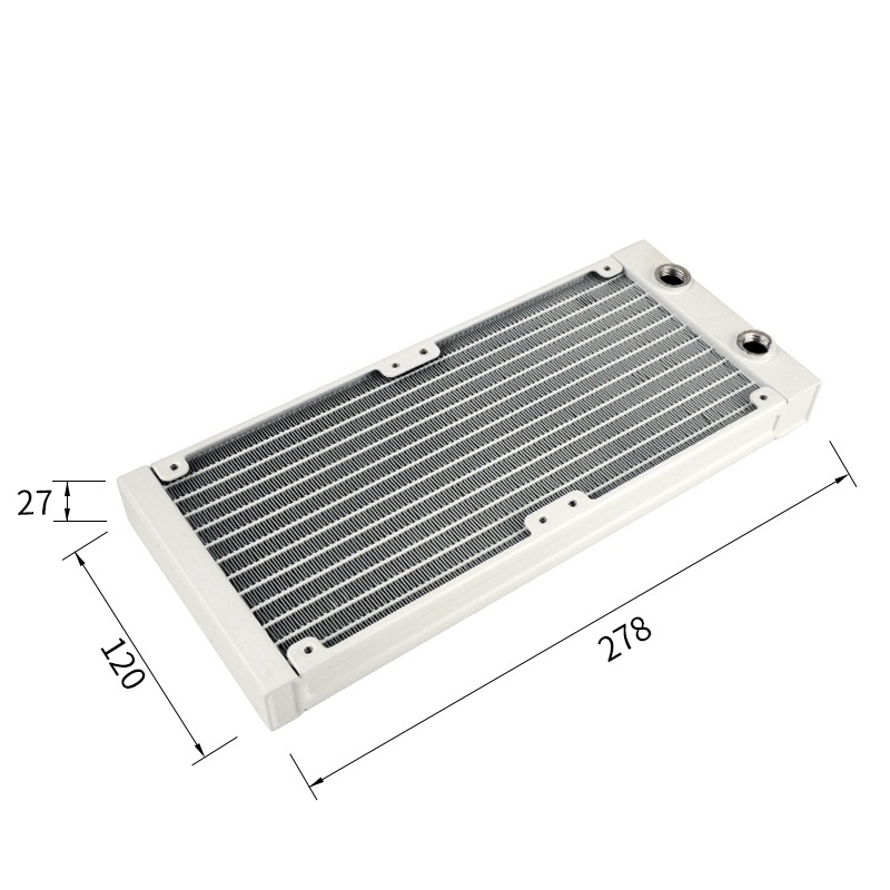 Белый радиатор для водяного ох – обзор и цена Liquid Cooling Radiator 360