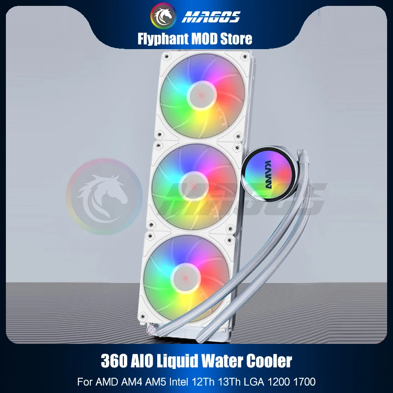 Водяной охладитель процессора  – обзор и цена Aio Liquid Cooler 360Mm Argb