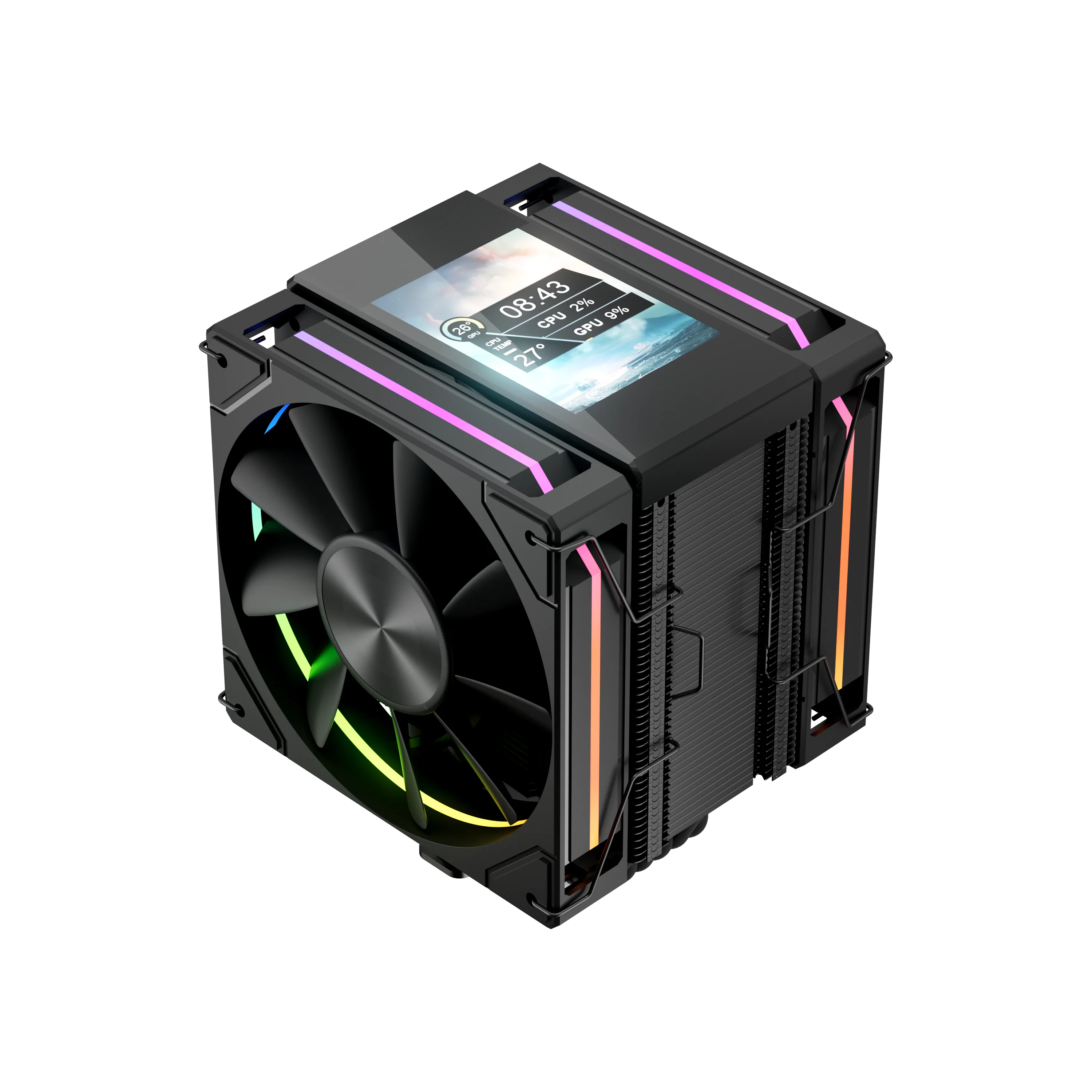 Кулер для процессора Power Tra – обзор и цена Cpu Air Cooler Dual Tower 6 Heatpipe