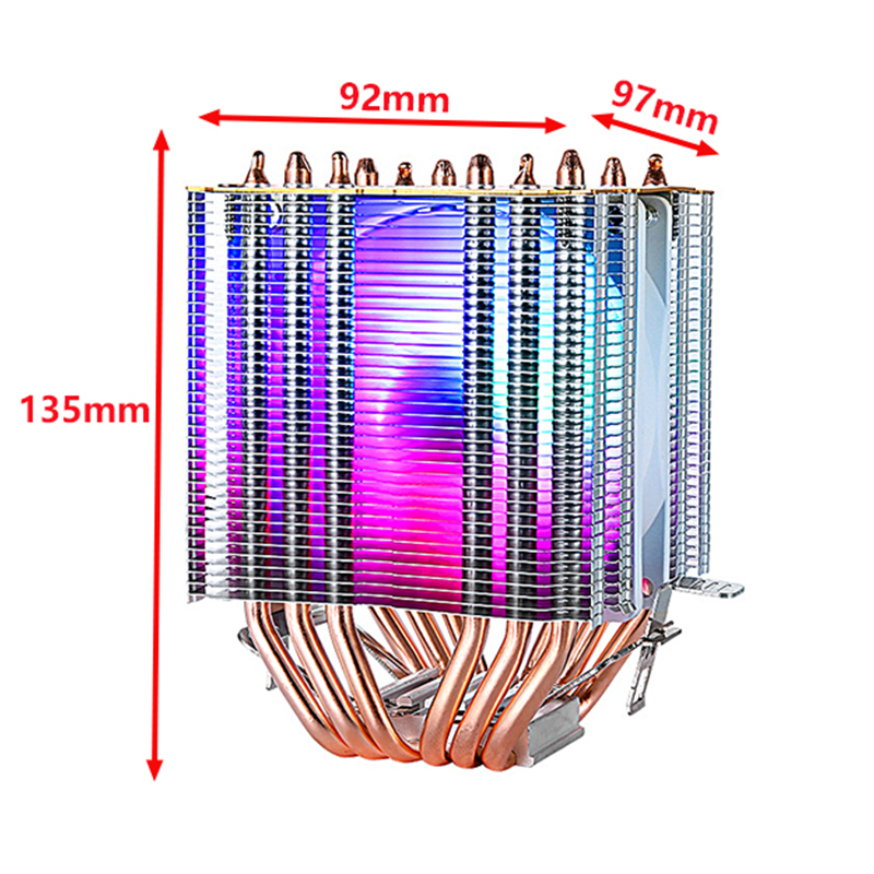 Кулер для процессора XUANFENG  – обзор и цена Cpu Air Cooler Dual Tower 6 Heatpipe