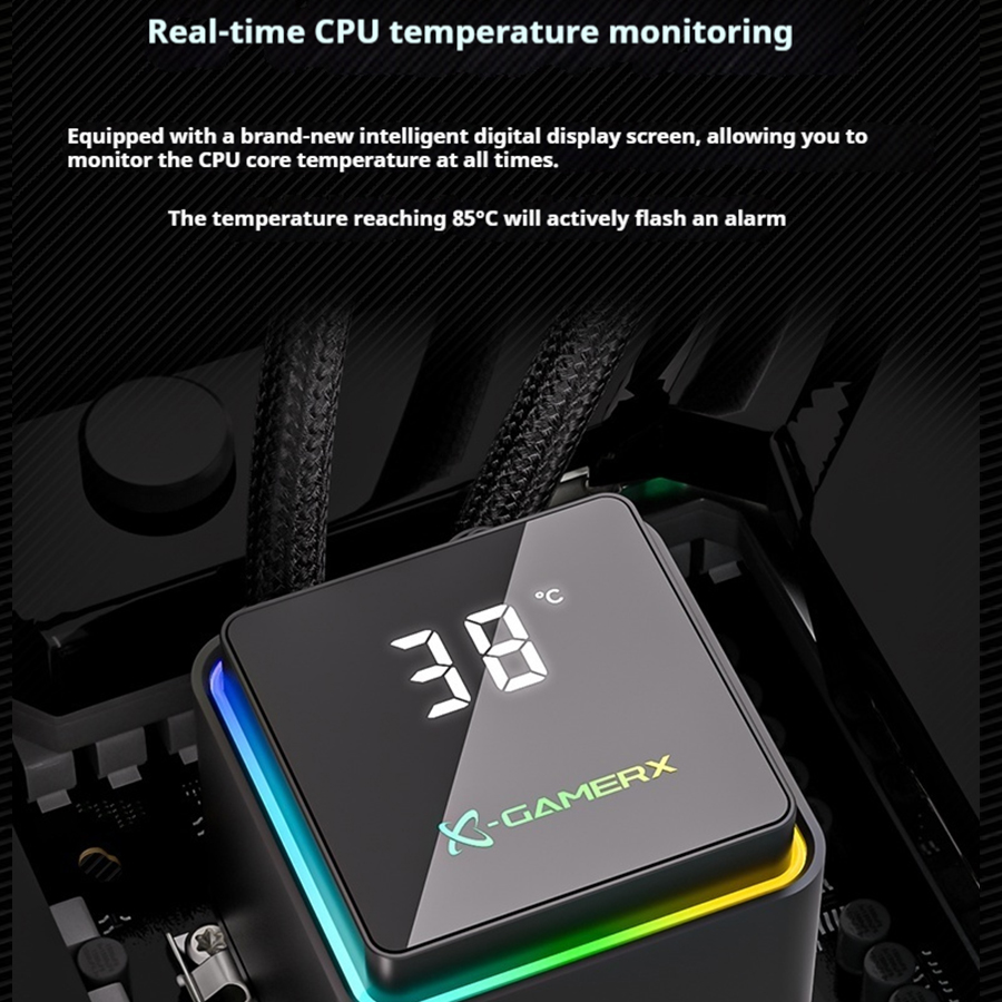 Кулер для воды X-GAMER M240 Gl – обзор и цена Cpu Water Cooler 240Mm Rgb