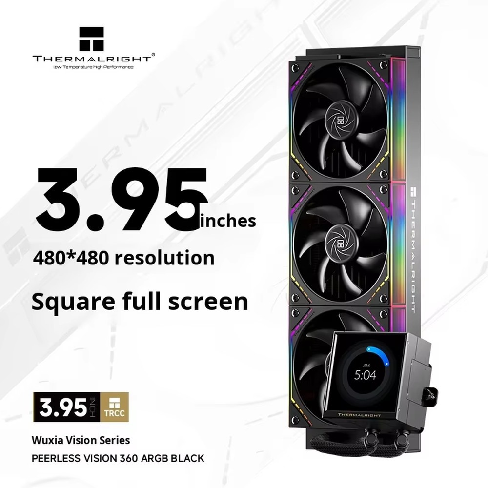 Thermalright Peerless Vision 3 – обзор и цена Aio Liquid Cooler 360Mm Argb