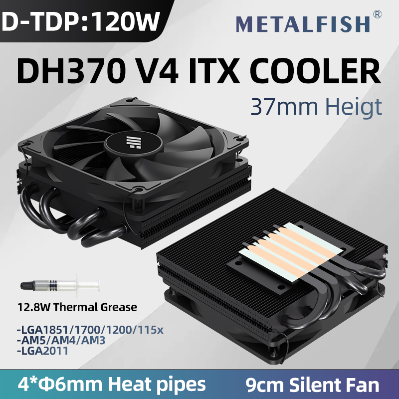 Кулер для процессора METALFISH – обзор и цена Cpu Cooler Low Profile Itx