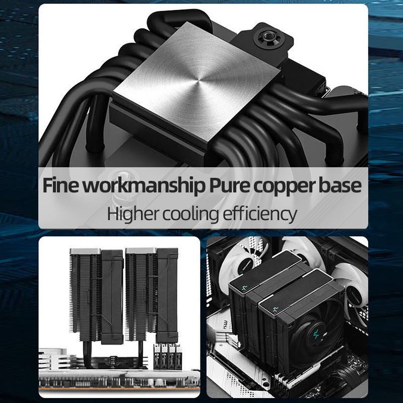 Кулер воздушный DeepCool AK620 – обзор и цена Cpu Air Cooler Dual Tower 6 Heatpipe