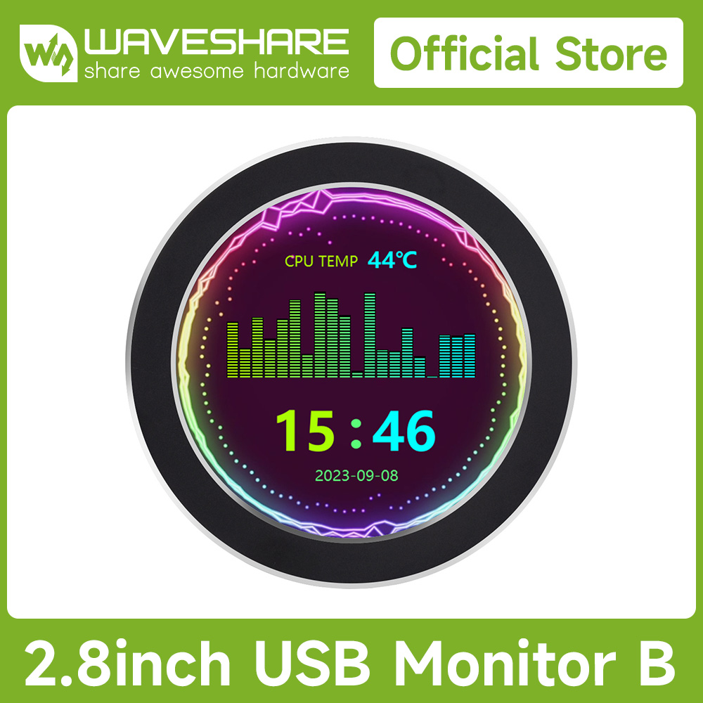 2.8-дюймовый USB-монитор B 2.1 – обзор и цена Aio Cooler Lcd Display Screen