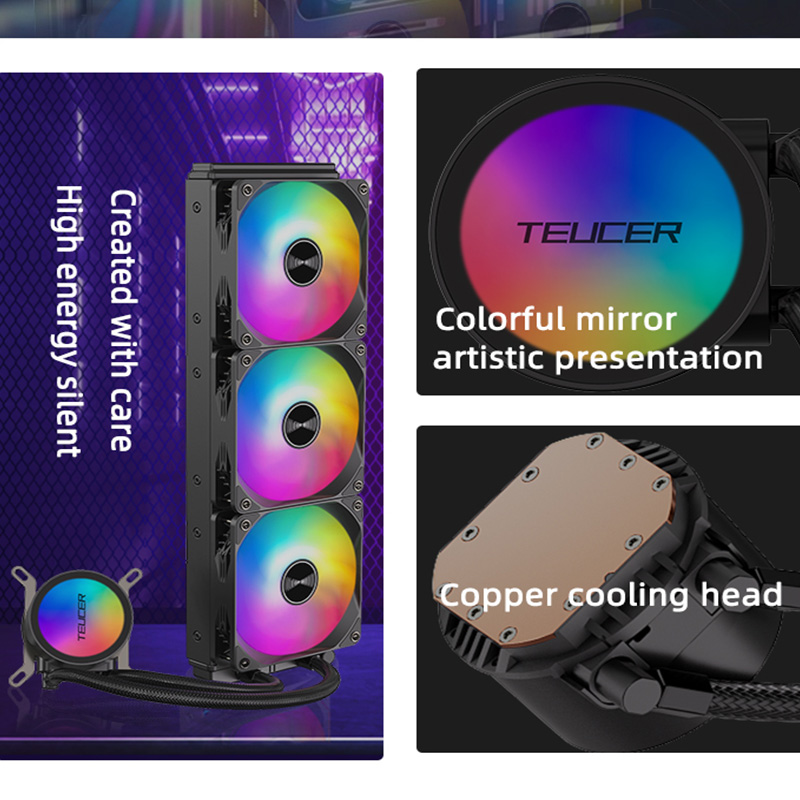 TEUCER AF-240 Кулер для процес – обзор и цена Cpu Water Cooler 240Mm Rgb