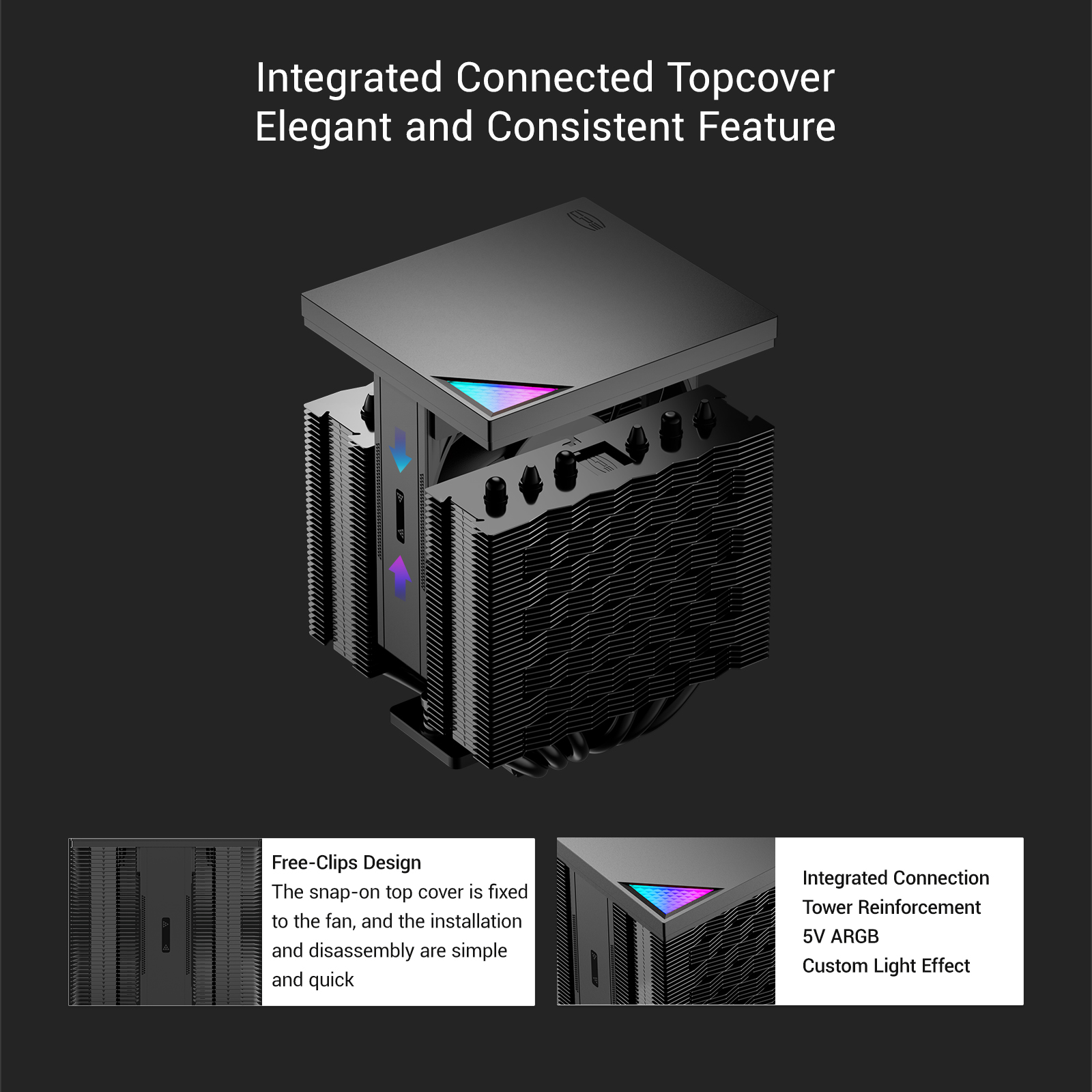 PCCOOLER RZ620M X Mini CPU Dua – обзор и цена Cpu Air Cooler Dual Tower 6 Heatpipe