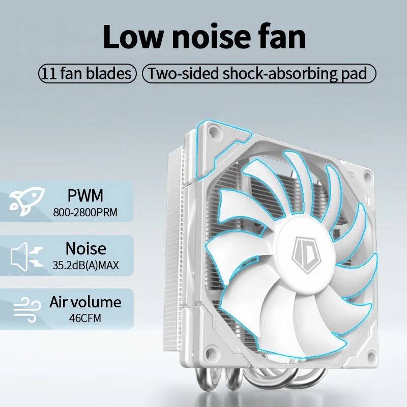 ID-COOLING ID IS-40X Низкопроф – обзор и цена Cpu Cooler Low Profile Itx