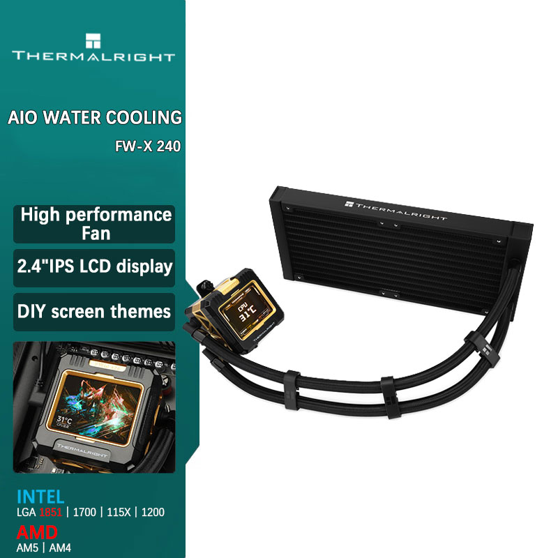 Универсальный процессор Therma – обзор и цена Cpu Water Cooler 240Mm Rgb