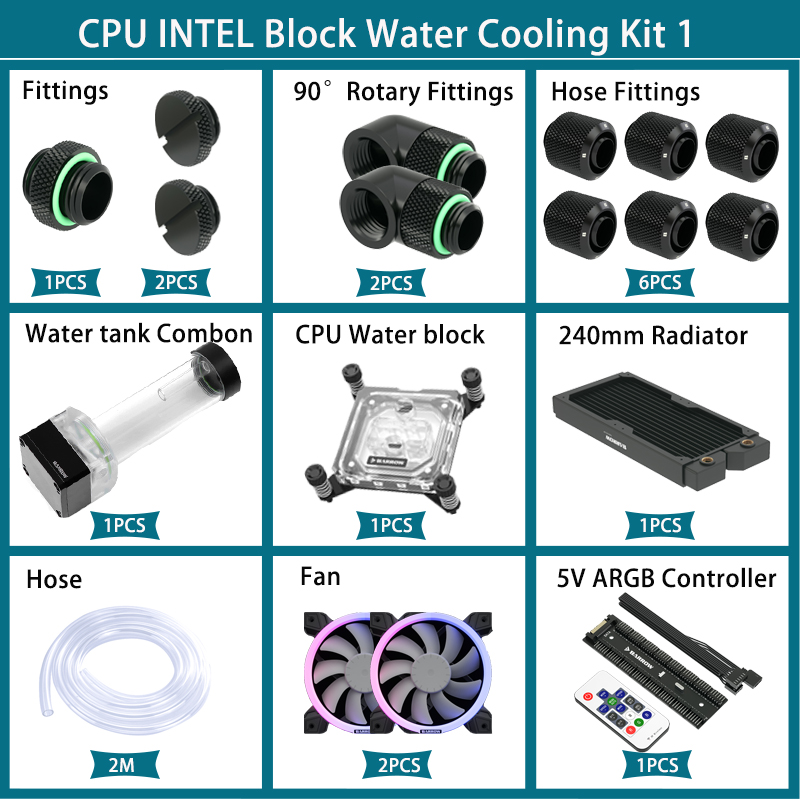 Комплект для водяного охлажден – обзор и цена Cpu Water Cooler 240Mm Rgb