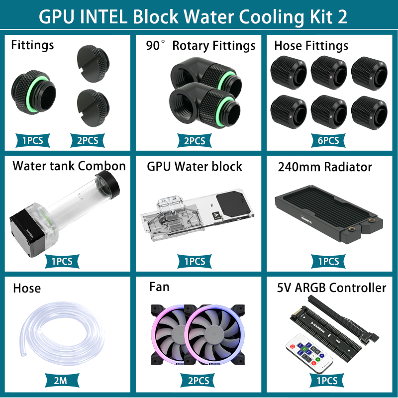 Комплект для водяного охлажден – обзор и цена Cpu Water Cooler 240Mm Rgb