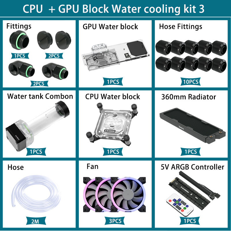 Комплект для водяного охлажден – обзор и цена Cpu Water Cooler 240Mm Rgb