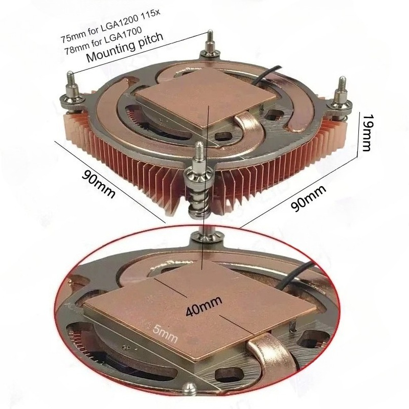 Низкопрофильный кулер для проц – обзор и цена Cpu Cooler Low Profile Itx
