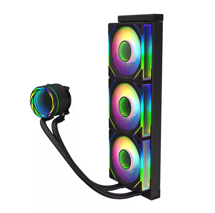 360-мм жидкостный кулер для пр – обзор и цена Aio Liquid Cooler 360Mm Argb