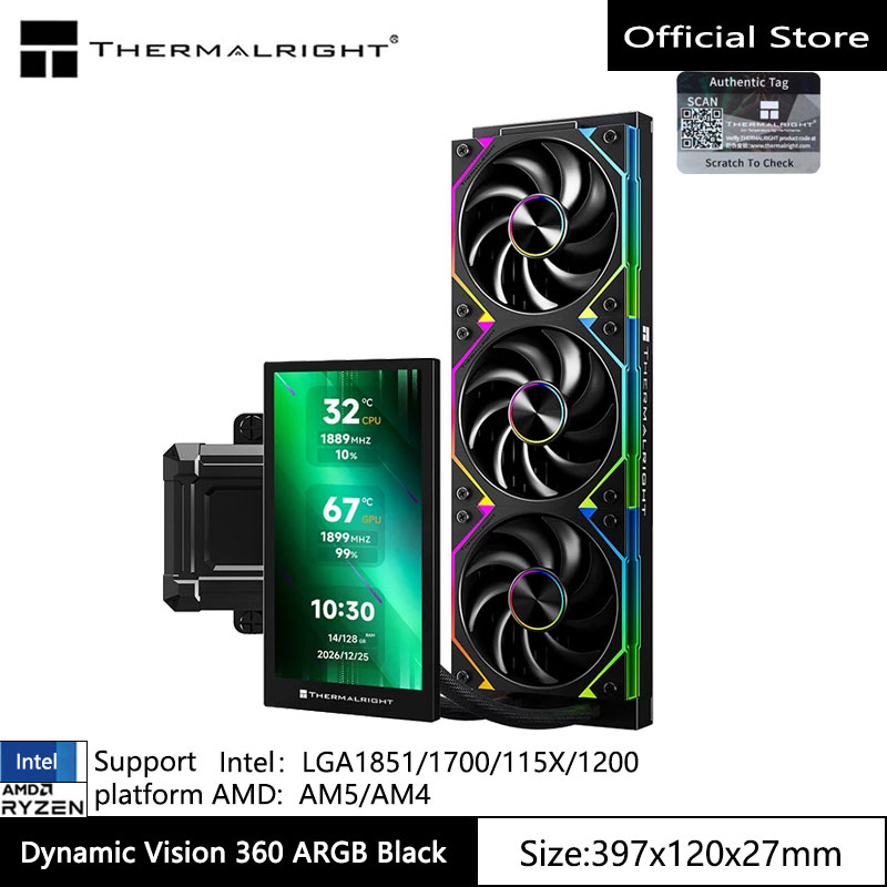 Thermalright Dynamic Vision 36 – обзор и цена Liquid Cooling Radiator 360