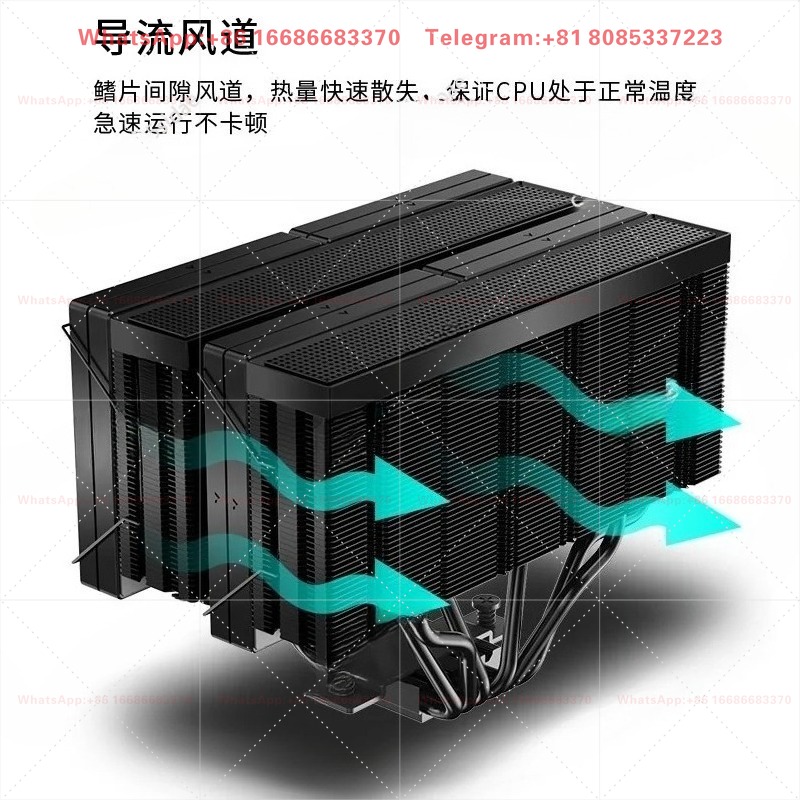 Воздушный кулер для процессора – обзор и цена Cpu Air Cooler Dual Tower 6 Heatpipe